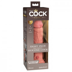 King Cock Elite 8" Dual Density Silicone Cock Light - Dildo Realistico