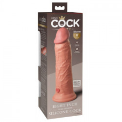 King Cock Elite 8" Dual Density Silicone Cock Light - Dildo Realistico