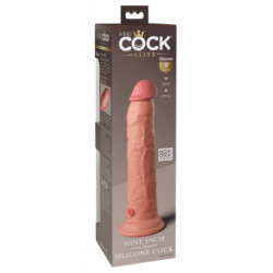 King Cock Elite 9" Dual Density Silicone Cock Light - Dildo Realistico