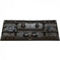 Hotpoint PHN 960MST (AN) R/HA - Piano Cottura a Gas, 6 Fuochi, Tripla Corona, 87 cm