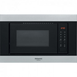 Hotpoint MF20S IX HA - Forno Microonde da Incasso, 20 Litri, 800 W