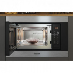 Hotpoint MF20S IX HA - Forno Microonde da Incasso, 20 Litri, 800 W