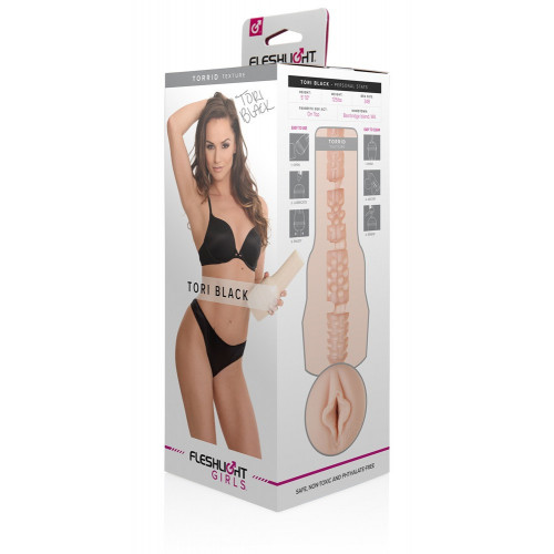 Fleshlight Tori Black Torrid - Masturbatore a...