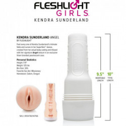 Fleshlight Kendra Sunderland - Masturbatore a Forma di Vagina, Senza Vibrazione