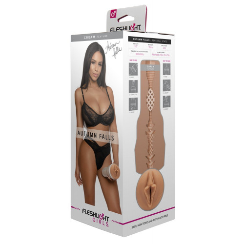 Fleshlight Autumn Falls Cream - Masturbatore a...