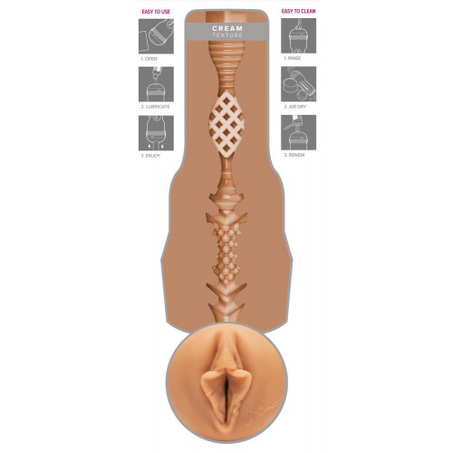 Fleshlight Autumn Falls Cream - Masturbatore a...