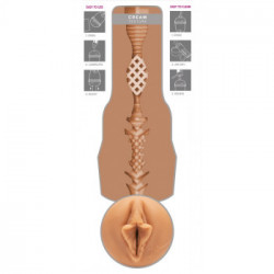 Fleshlight Autumn Falls Cream - Masturbatore a Forma di Vagina, Senza Vibrazione