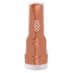 Fleshlight Autumn Falls Cream - Masturbatore a Forma di Vagina, Senza Vibrazione