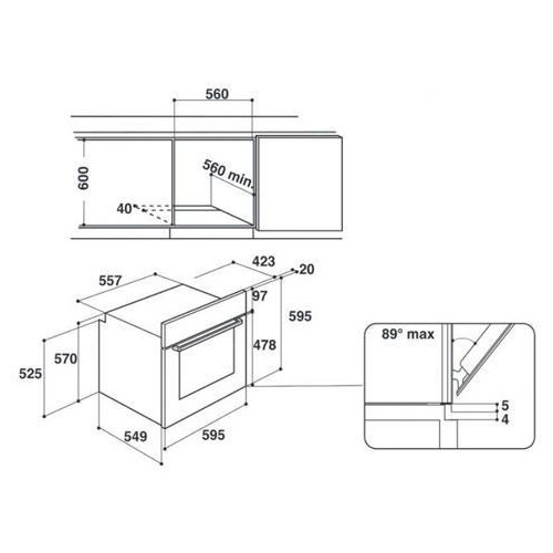 Hotpoint FA3S 844 P IX HA - Forno da Incasso...