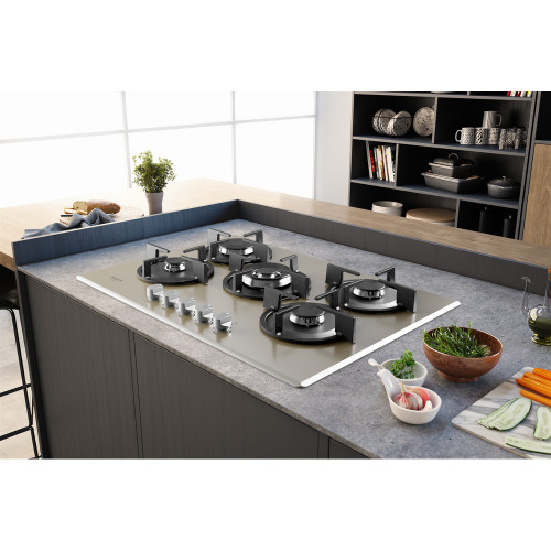 Hotpoint HAGD 72S/CH - Piano Cottura a Gas, 5...