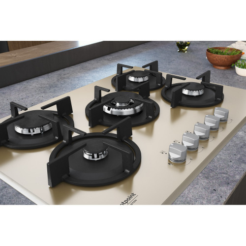 Hotpoint HAGD 72S/CH - Piano Cottura a Gas, 5...