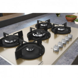 Hotpoint HAGD 72S/CH - Piano Cottura a Gas, 5 Fuochi, 73 cm