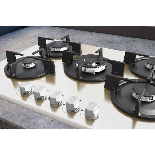 Hotpoint HAGD 72S/CH - Piano Cottura a Gas, 5...