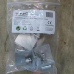 V-TAC 4*Morsetto terminale in alluminio per fissaggio pannelli fotovoltaici VT-450 VT-545