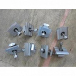 V-TAC 8*Morsetto centrale in alluminio per fissaggio pannelli fotovoltaici VT-450 VT-545