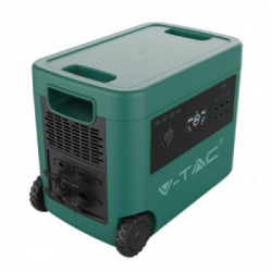 V-TAC Accumulatore portatile LiFePO4 2000Wh output 4000W ricaricabile con pannello solare / auto / alimentatore
