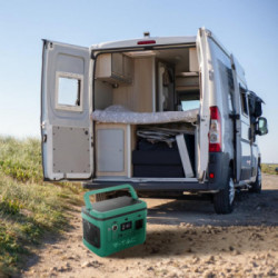 V-TAC Accumulatore portatile Litio 500Wh output 1000W ricaricabile con pannello solare / auto / alimentatore