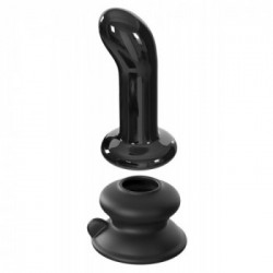 Icicles No. 84 - Vibratore Punto G e P in Vetro, 10 MOD di Vibrazione, Impermeabile, Telecomando, Ricaricabile