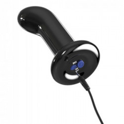 Icicles No. 84 - Vibratore Punto G e P in Vetro, 10 MOD di Vibrazione, Impermeabile, Telecomando, Ricaricabile