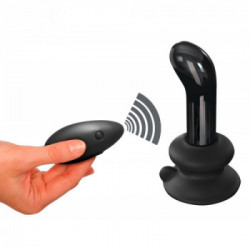 Icicles No. 84 - Vibratore Punto G e P in Vetro, 10 MOD di Vibrazione, Impermeabile, Telecomando, Ricaricabile