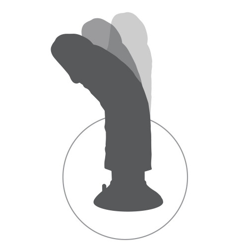 King Cock 10" Vibrating Cock with Balls -...