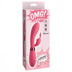 OMG! Selfie - Vibratore con Stimolazione del Clitoride, Impermeabile, Richiede Batterie