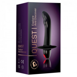 Rocks Off Quest - Vibratore Anale con Stimolazione della Prostata, 10 MOD di Vibrazione, Richiede Batterie