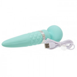Pillow Talk Pillow Talk Sultry Teal - Vibratore Rotante con Riscaldamento, Ricaricabile
