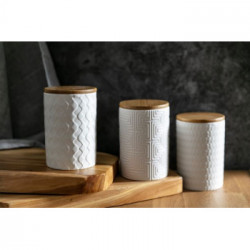 Villa D'Este Home Tivoli 'Geometrie', Set 3 barattoli 700 ml