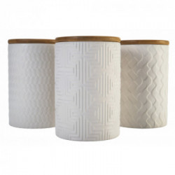 Villa D'Este Home Tivoli 'Geometrie', Set 3 barattoli 700 ml