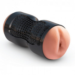 Pipedream PET Tight Grip Pussy&Ass Mastu - Masturbatore a Forma di Vagina, Senza Vibrazione