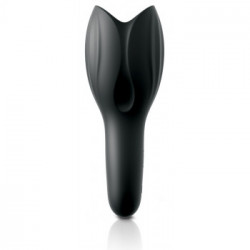 Sir Richard's Control SRC Silicone Cock Teaser - Masturbatore con Vibrazione, 10 MOD di Vibrazione, Impermeabile, Ricaricabile