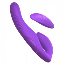 Fantasy For Her Her Ultimate Strapless Strap-on - Vibratore Strap On, 9 MOD, Telecomando, Ricaricabile
