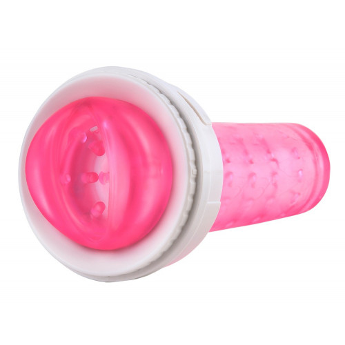 Pipedream PET Roto-Bator Pussy White/Pin -...