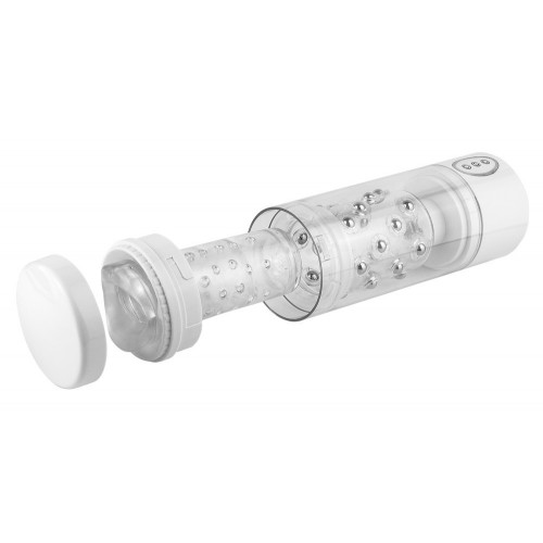 Pipedream PET Roto-Bator Pussy White/Pin -...