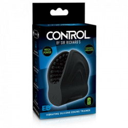 Sir Richard's Control SRC Vibrating Silicone Edger - Masturbatore con Vibrazione, 8 MOD, Impermeabile, Ricaricabile
