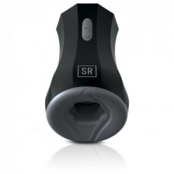 Sir Richard's Control SRC Silicone Twin Turbo Stroke - Masturbatore con Vibrazione, 10 MOD, Impermeabile, Ricaricabile