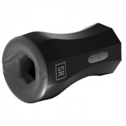 Sir Richard's Control SRC Silicone Twin Turbo Stroke - Masturbatore con Vibrazione, 10 MOD, Impermeabile, Ricaricabile