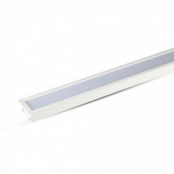 LED Linear Light SAMSUNG CHIP - 40W Recessed White Body 4000K 1211x70x35mm