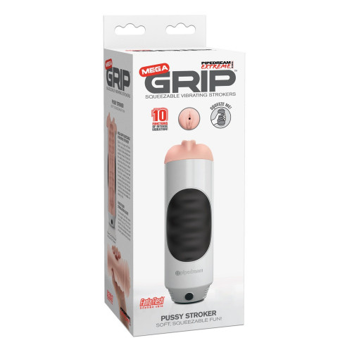 Pipedream PET Mega Grip Vibrating Stroke -...