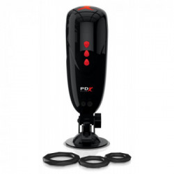 Pipedream PEE Dirty Talk Starter Stroker - Masturbatore con Vibrazione, 10 MOD di Vibrazione, Ricaricabile