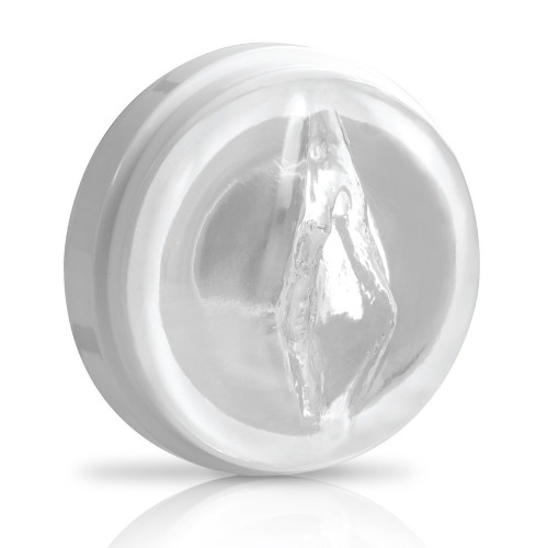 Pipedream PET Mega-Bator Pussy White/Cle -...