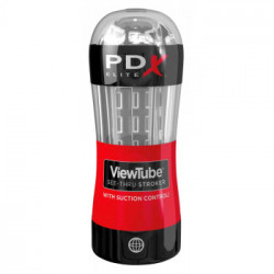 Pipedream PDX Elite Viewtube Stroker - Masturbatore senza Vibrazione