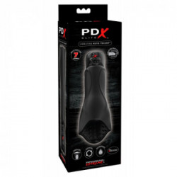 Pipedream PDX Elite Vibrating Roto-Teaze - Masturbatore con Vibrazione, 7 MOD di Vibrazione, Richiede Batterie