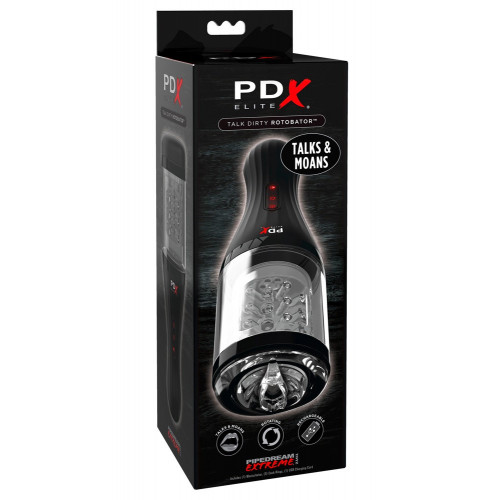 Pipedream PDX Elite Talk Dirty Rotobator -...
