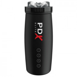 Pipedream PDX Elite Motobator 2 - Masturbatore con Vibrazione, 2 Velocità, Funzione Shock, Ricaricabile