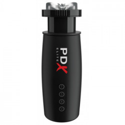Pipedream PDX Elite Motobator 2 - Masturbatore con Vibrazione, 2 Velocità, Funzione Shock, Ricaricabile