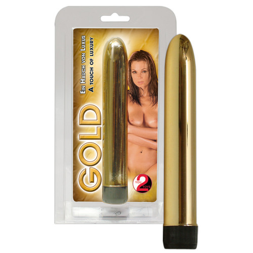 You2Toys - Vibratore Gold, Richiede Batterie