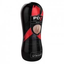 Pipedream PEE Vibrating Pussy Stroker - Masturbatore a Forma di Vagina, Vibrazione, Richiede Batterie