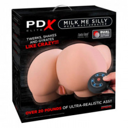 Pipedream PDX Elite Milk Me Silly - Masturbatore Plus con Vibrazione, Telecomando, 5 MOD di Vibrazone